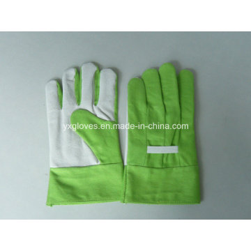 Green Garden Glove-Kids Glove-Safety Glove-Working Glove